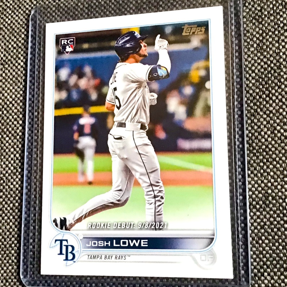 Josh Lowe 2022 Topps Update Series- Josh Lowe - Tampa Bay Rays ROOKIE Debut
